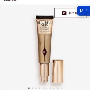 Charlotte Tilbury Beautiful Skin Foundation in Gold and White